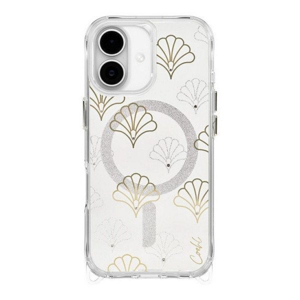 Чехол Uniq COEHL IML Maree Sparkling Silver (MagSafe) для iPhone 17