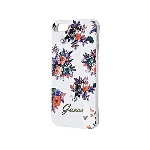 Чехол для iPhone 5/5S/SE Guess BLOSSOM Hard TPU White, цвет Белый (GUHCPSEFPRWH)