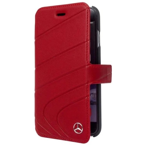 Чехол книжка Mercedes-Benz Organic Booktype Leather для iPhone 6/6S Red, цвет Красный (MEFLBKP6CLRE)