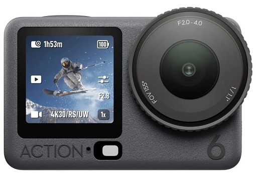 Экшн-камера DJI Osmo Action 6 Adventure Combo, черный