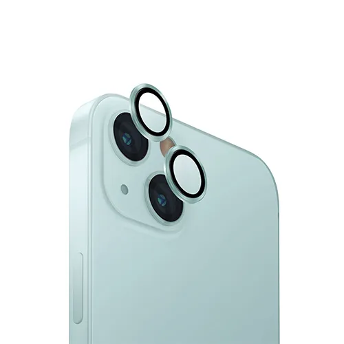 Стекло Uniq для iPhone 15/15 Plus OPTIX Camera Lens protector Aluminium Mint (IP6.1-6.7(2023)-ALENSMINT)