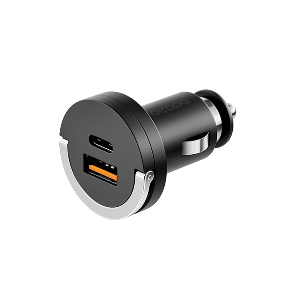 Автомобильное зарядное устройство Deppa USB Type-C + USB-A, QC3.0, Power Delivery, 30Вт, Ultra (11211)