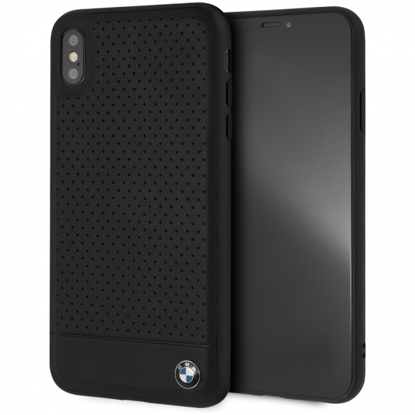 Чехол CG Mobile BMW Signature Perforated Leather Hard для iPhone XS Max, цвет Черный (BMHCI65PEBOBK)