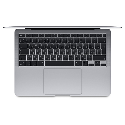 Apple MacBook Air 13" (M1, 2020) 8 ГБ, 256 ГБ SSD Space Gray, серый космос (MGN63)