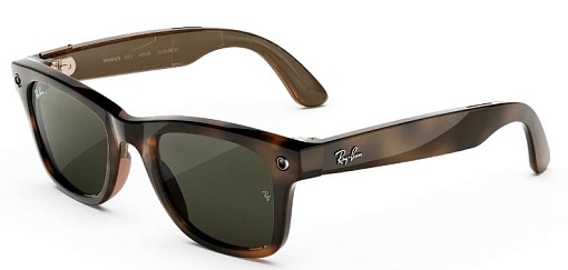 Умные очки Ray Ban Meta Wayfarer (Gen3) размер L, Havana/Green Lenses