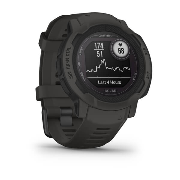 Смарт часы Garmin Instinct 2 Solar Graphite, графитовый