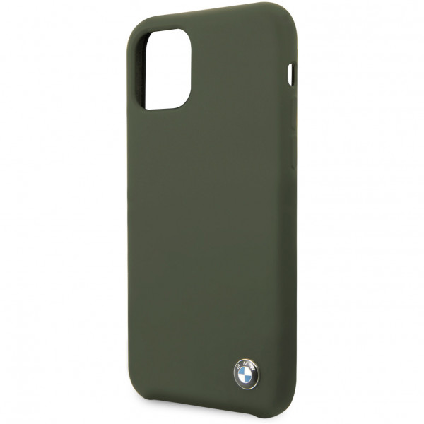 Чехол CG Mobile BMW Signature Liquid silicone Hard TPU для iPhone 11, цвет "Полночный зеленый" (BMHCN61SILMG)