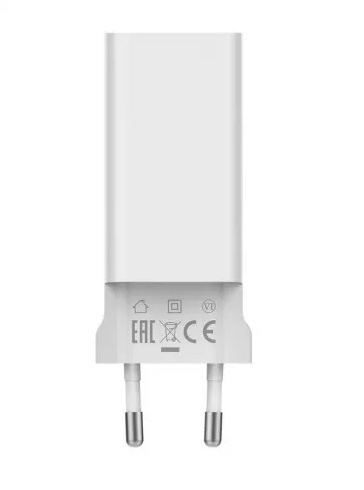 Сетевое зарядное устройство GUOKE 65W Fast Charger with GaN Technology USB, Type-C (PD 3.0, QC 4+, QC 3.0, SCP, FCP, AFC, PE), White