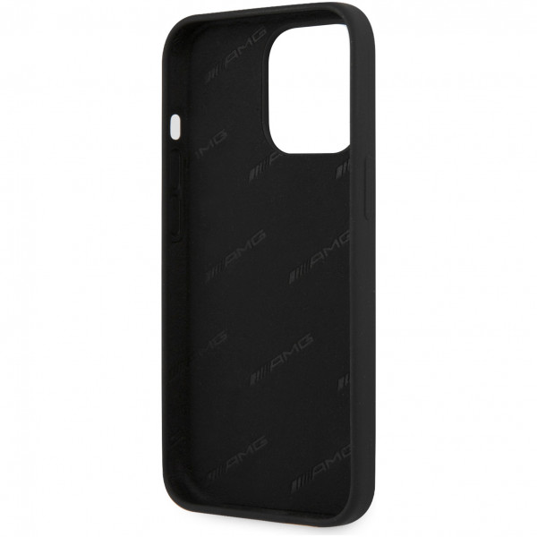 Чехол CG Mobile AMG Liquid silicone with big logo Hard для iPhone 13 Pro, цвет Черный (AMHCP13LSGLBGN)