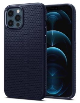 Чехол SPIGEN LIQUID AIR для IPHONE 13 PRO MAX NAVY BLUE, цвет Темно-синий (ACS03202)