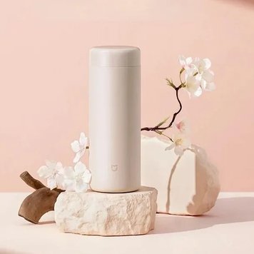 Термос Xiaomi Mijia Rice Home Thermos Cup Pocket Version 350ml, Розовый (MJKDB01PL)