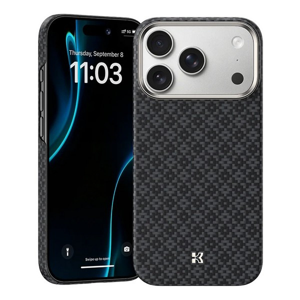 Чехол Benks ArmorGrid Case built with Kevlar® для iPhone 17 Pro Max, цвет черный (Black)