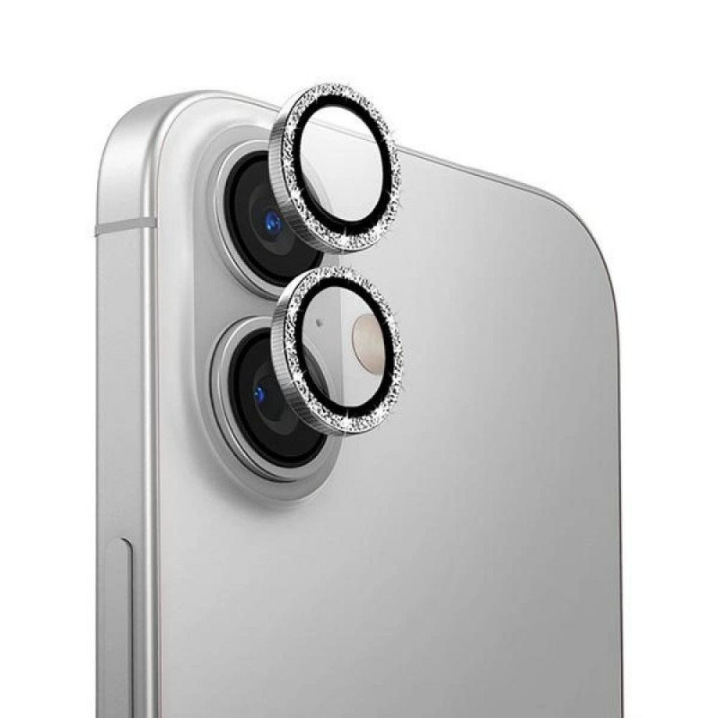 Защитное стекло для камеры Uniq OPTIX Camera Lens AluGuard для iPhone 16/16 Plus, White Shimmer