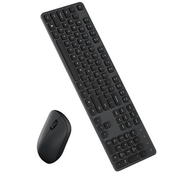 Клавиатура и мышка беспроводная Xiaomi Mijia Wireless Set 3 Deep Space WXJS03YM Black RU+ENG