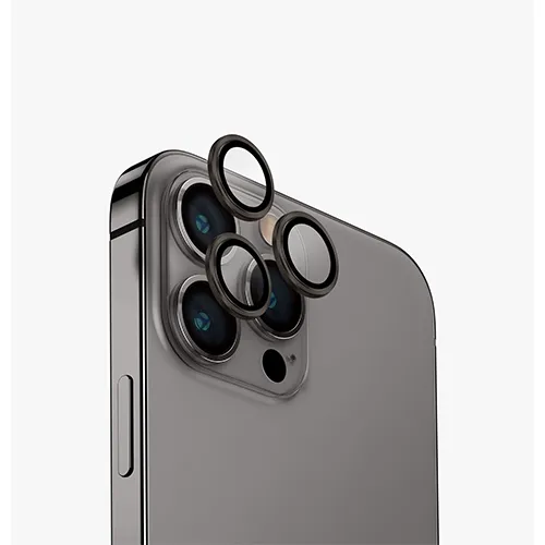 Стекло Uniq для iPhone 15 Pro Max OPTIX Camera Lens protector Aluminium Grey (IP6.7P(2023)-ALENSGRY)