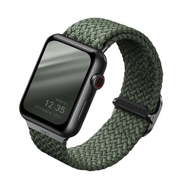 Ремешок Uniq для Apple Watch All series 40/38 mm ASPEN Strap Braided Green