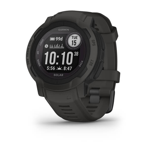 Смарт часы Garmin Instinct 2 Solar Graphite, графитовый