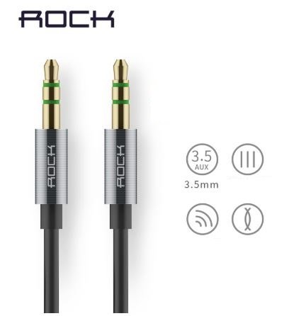 Кабель AUX 3.5mm Rock Audio Cable 1000 mm tarnish