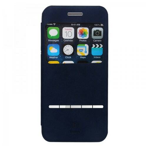Чехол Baseus Terse leather для iPhone 5/5S, цвет Синий (LTAPIPH5-SM15)