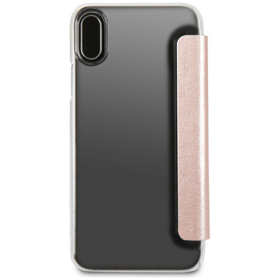 Чехол-книжка CG Mobile Guess Studs&Sparkles Booktype/Snowflakes для iPhone X/XS, цвет Розовый (GUFLBKPXSTUPI)