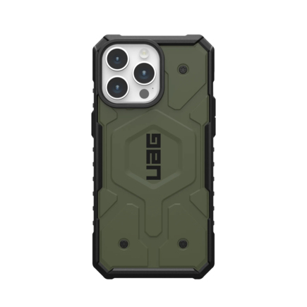 Чехол UAG Pathfinder c MagSafe для iPhone 15 Pro Max 6.7", цвет оливковый (Olive Drab)