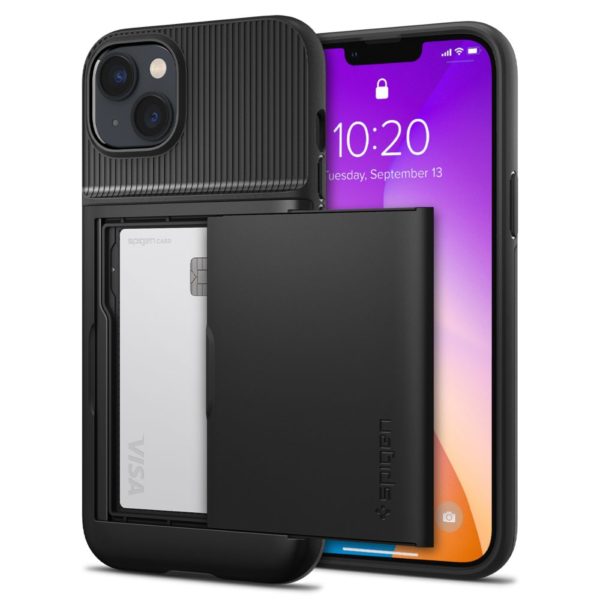 Чехол SPIGEN SLIM ARMOR CS для IPHONE 14 PLUS BLACK, цвет Черный (8809811864243)