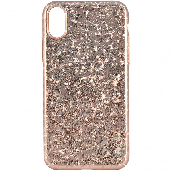 Чехол Uniq Topaz для iPhone X/XS, цвет Розовый (IPXHYB-TPZPNK)