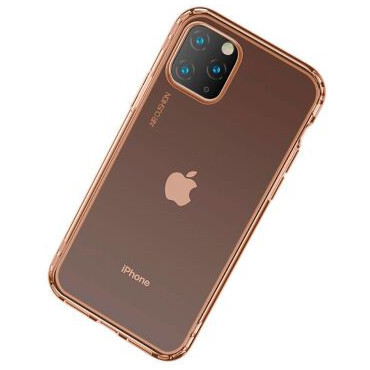 Чехол Baseus Safety Airbags Case для iPhone 11 Pro Max, цвет Прозрачно-золотой (ARAPIPH65S-SF0V)