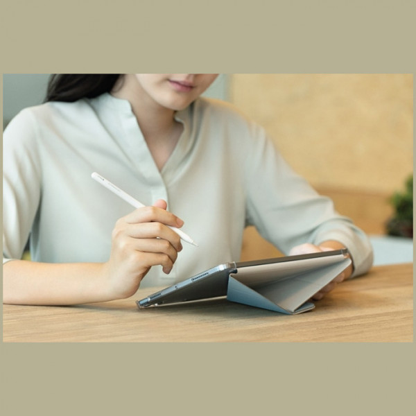 Чехол-книжка Uniq CAMDEN Anti-microbial для iPad Air 10.9 (2020), цвет Серый (NPDA10.9GAR(2020)-CAMGRY)