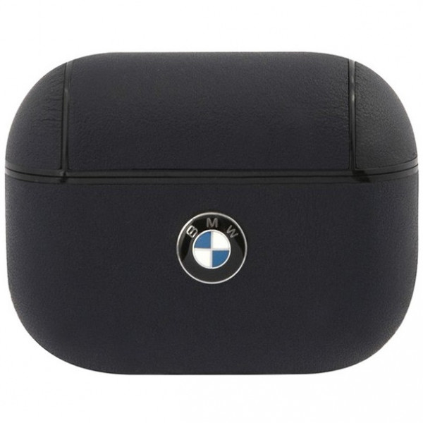 Чехол CG Mobile BMW Signature leather with metal logo для AirPods Pro, цвет Синий (BMAPCSLNA)