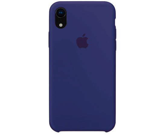 Чехол Silicone Case для iPhone XR Midnight Blue, цвет Темная ночь