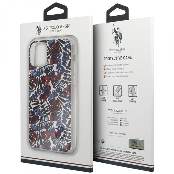 Чехол CG Mobile U.S. Polo Assn. PC/TPU Jungle Hard для iPhone 11 Pro Max, цвет Синий (USHCN65PCTR)