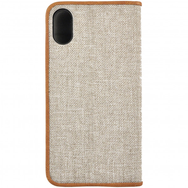 Чехол-книжка Uniq Trilby для iPhone X/XS, цвет Коричневый (IPXGAR-TRICML)