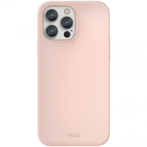 Чехол Uniq Lino Magsafe для iPhone 13 Pro, цвет Розовый (IP6.1PHYB(2021)-LINOHMPNK)