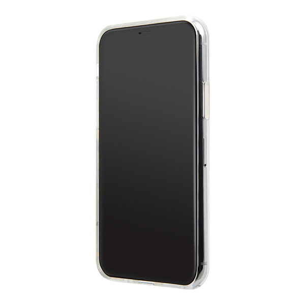 Чехол Guess для iPhone 11 Circle Logo Hard PC/TPU Glitter Green, цвет Зеленый