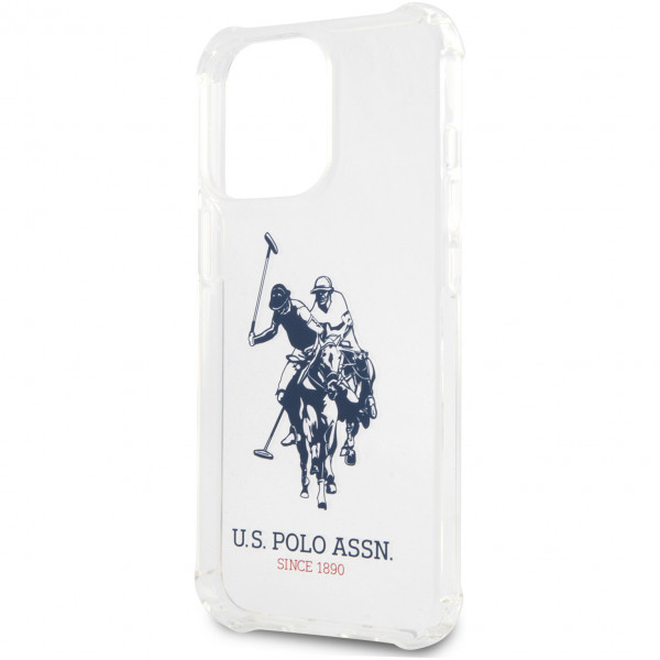 Чехол CG Mobile U.S. Polo Assn. PC/TPU Shockproof Horse Hard для iPhone 13 Pro, цвет Прозрачный (USHCP13LKHRTR)