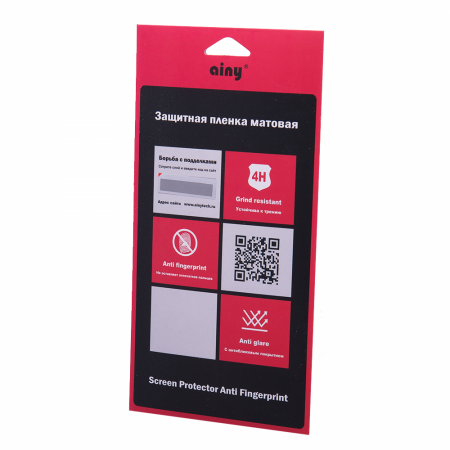 Защитная пленка Ainy для iPhone 5/5S/5С/SE2016, передняя матовая