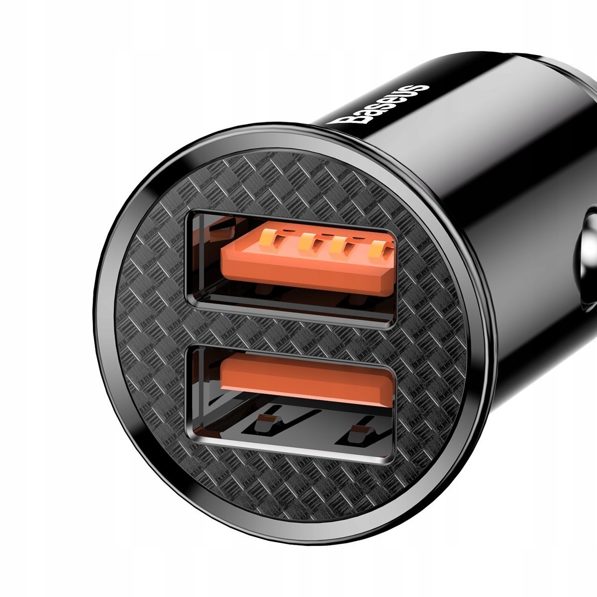 Baseus АЗУ Circular plastic 2USB QC3.0 30W Black (BS-C16Q1)