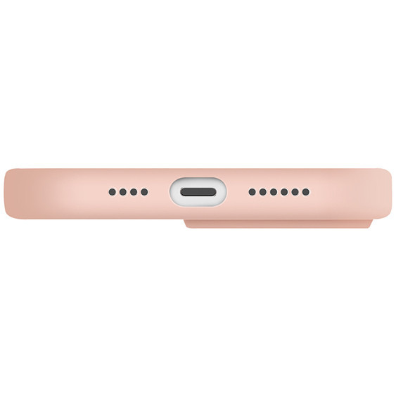 Чехол Uniq Lino Magsafe для iPhone 13 Pro, цвет Розовый (IP6.1PHYB(2021)-LINOHMPNK)