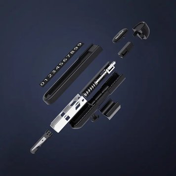 Парковочная карта многофункциональная Xiaomi NexTool Multifunctional Parking Plate NE20140, Черный