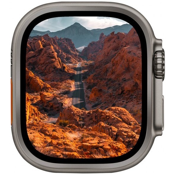 Защитное стекло Uniq OPTIX DUO PRO Anti-reflective Glass + Stainless steel frame для Apple Watch Ultra 49 мм