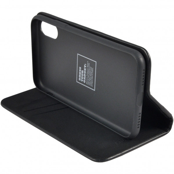 Чехол-книжка Uniq Trilby для iPhone X/XS, цвет Черный (IPXGAR-TRIBLK)