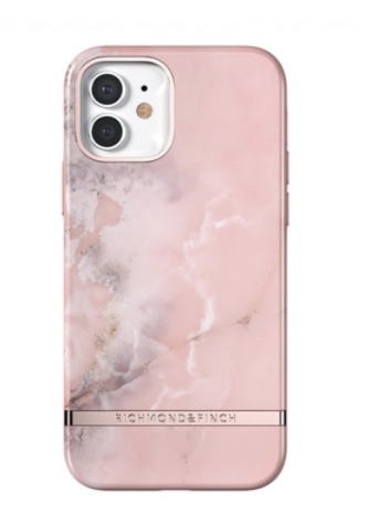 Чехол Richmond & Finch FW20 для iPhone 12 mini, цвет "Розовый мрамор" (Pink Marble) (R43122)