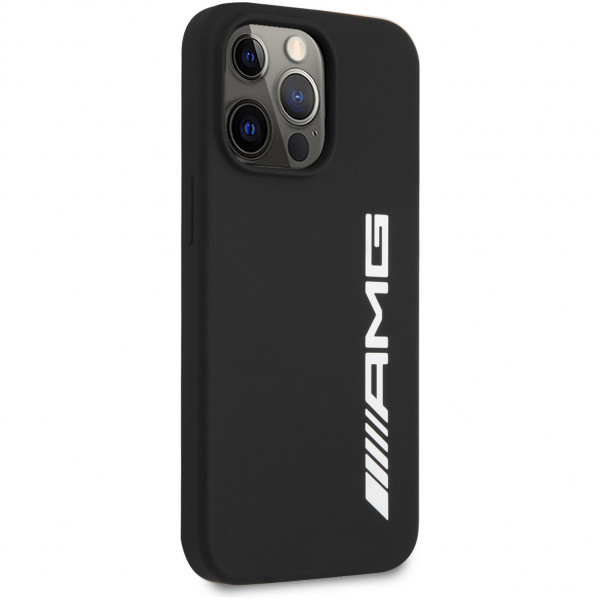 Чехол CG Mobile AMG Liquid silicone with big logo Hard для iPhone 13 Pro, цвет Черный (AMHCP13LSGLBGN)