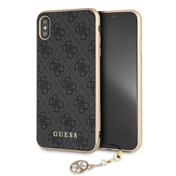 Чехол CG Mobile Guess 4G Charms collection Hard для iPhone XS Max, цвет Серый (GUHCI65GF4GGR)