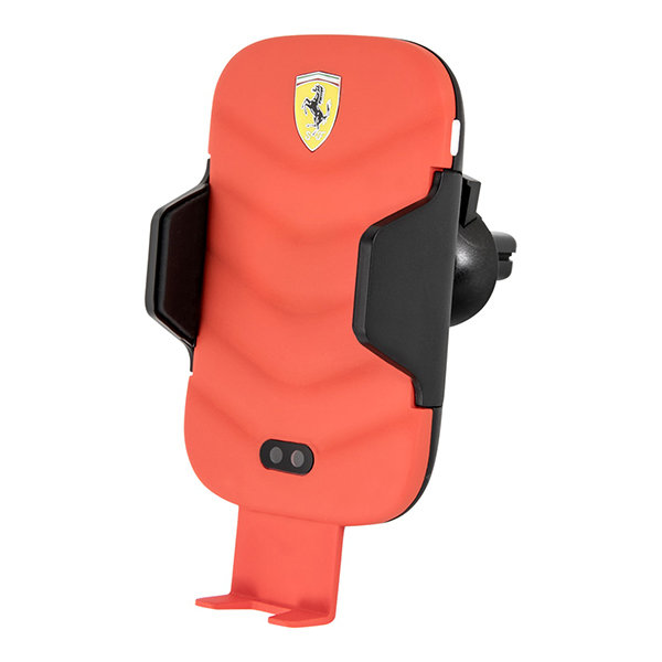 Автодержатель Ferrari с функцией беспроводного ЗУ On-Track Wireless (10W)+Type-C, красный (FECCWLPDRE)