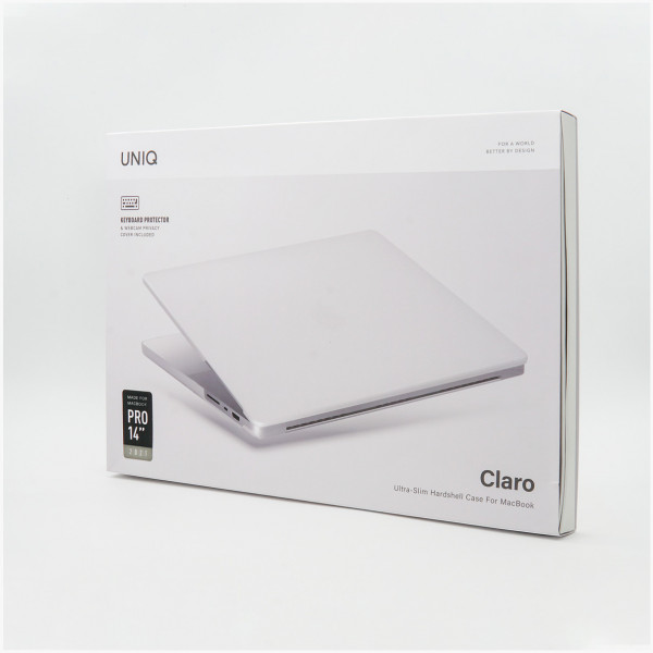 Чехол Uniq HUSK Pro Claro для MacBook Pro 16" (2021), цвет Прозрачный (MP16(2021)-CLAROMCLR)