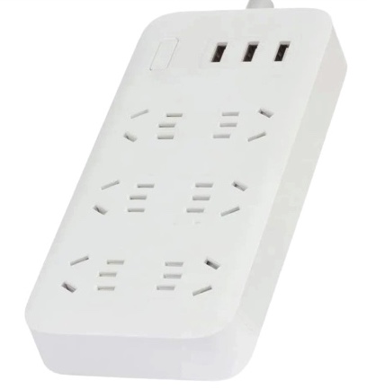 Удлинитель Xiaomi Mi Power Strip White CXB6-1QM (6 розеток + 3 USB) (CN)