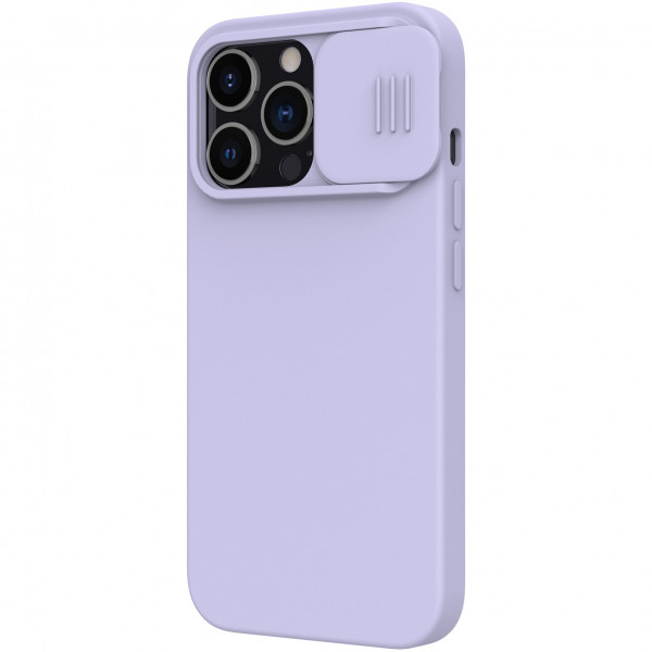 Чехол Nillkin CamShield Silky Magnetic Silicone для iPhone 13 Pro, цвет Фиолетовый (6902048223554)