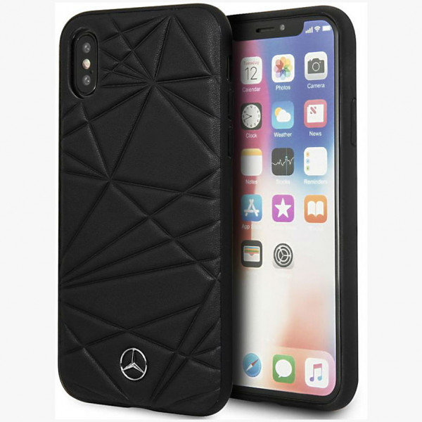 Чехол CG Mobile Mercedes Twister Hard Leather для iPhone X/XS, цвет Черный (MEPERHCPXQGLBK)